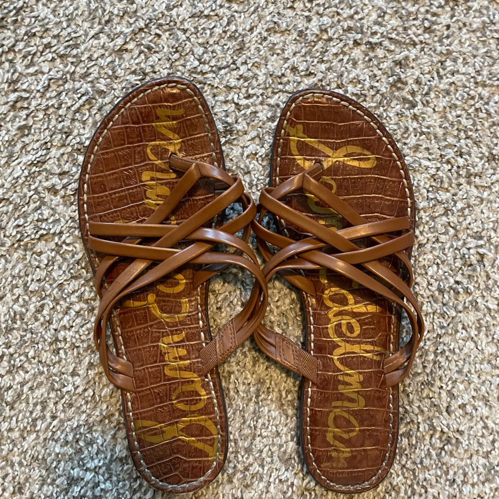 Sam Edelman Tan Strappy Sandals